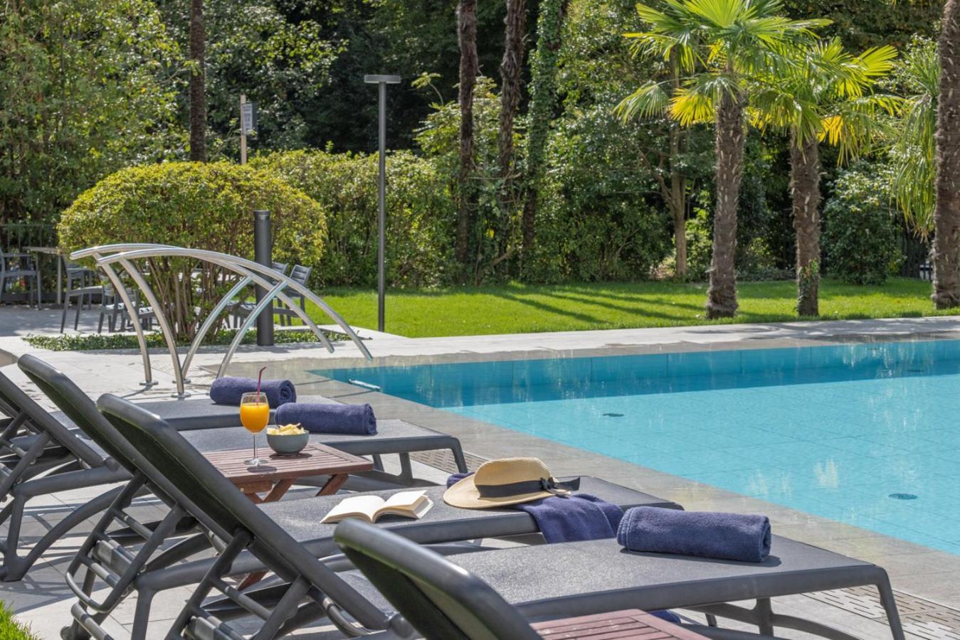 Aparthotel Al Lago Locarno Exteriör bild