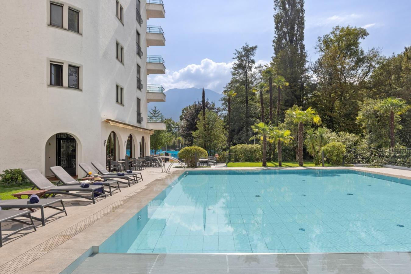 Aparthotel Al Lago Locarno Exteriör bild