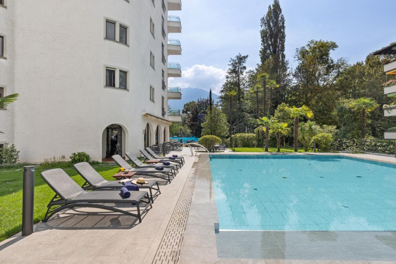Aparthotel Al Lago Locarno Exteriör bild