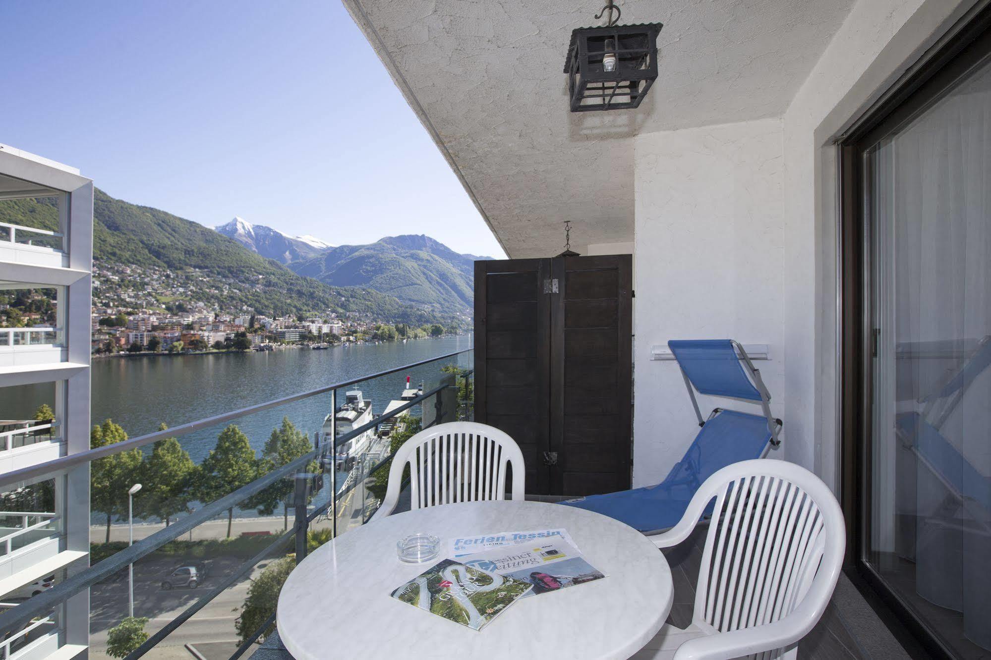 Aparthotel Al Lago Locarno Exteriör bild